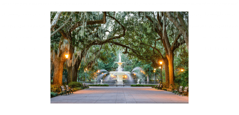 Forsythe Park Fountain picture